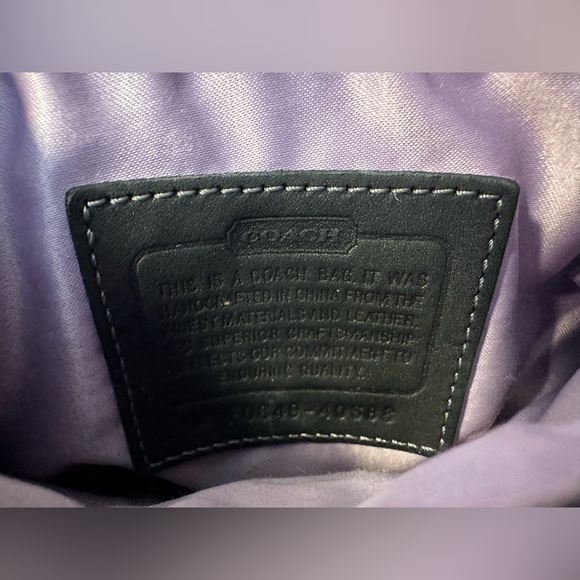 Coach Vintage Y2K Black and Gray Signature Crossbody Bag
Genuine Coach - Picture 4 of 9